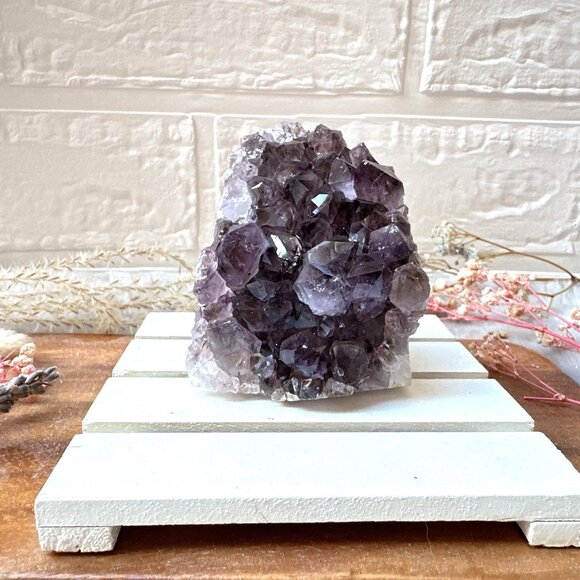 Beautiful Small Amethyst Cut Base | Raw Amethyst Cluster - Picture 1 of 10